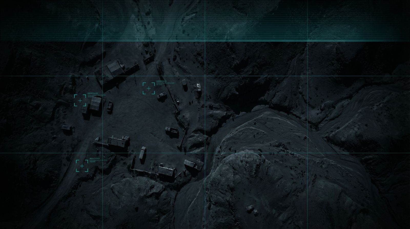 Aerial reconnaissance with digital HUD overlay